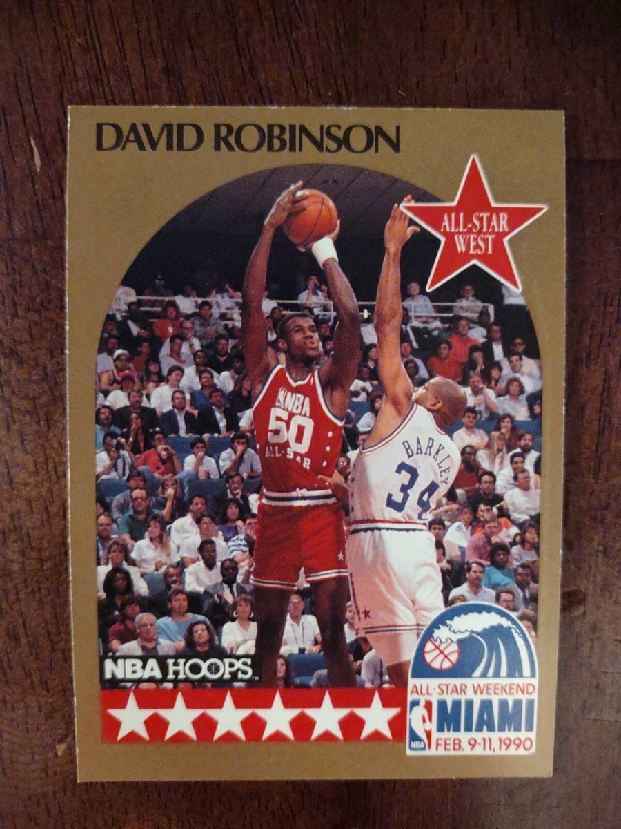 1990 NBA Hoops David Robinson Miami All Star Game Feb 9-11, 1990