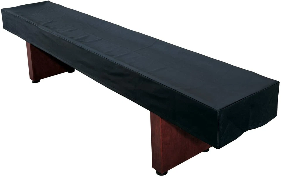 BERNER BILLIARDS 16 foot BLACK NAUGAHYDE VINYL SHUFFLEBOARD TABLE COVER~26" WIDE~BERNER BILLIARD