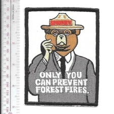 Smokey the Bear Mask Poster Says ''Only You Can Prevent Forest Fires'' NO TARIFF