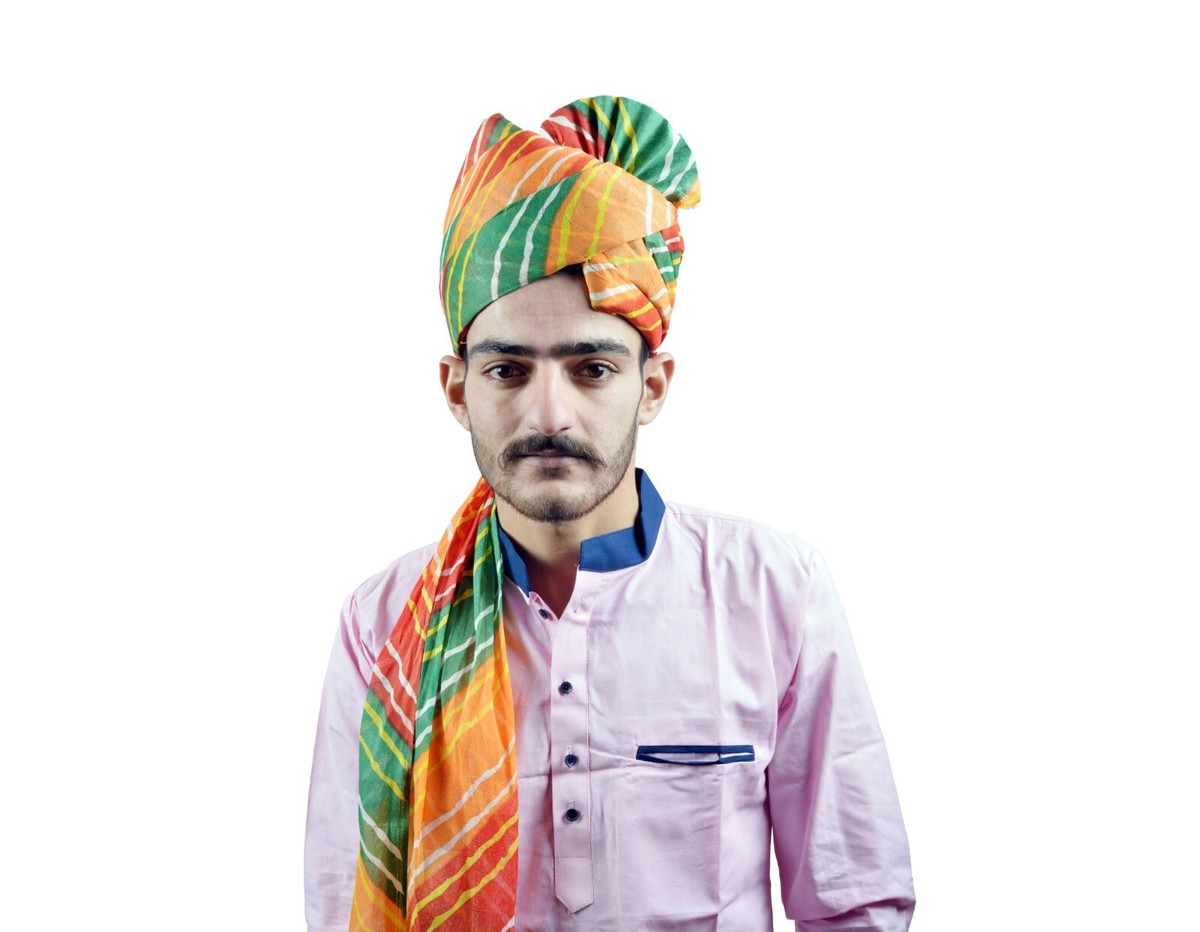 how to tie pagdi with dupatta