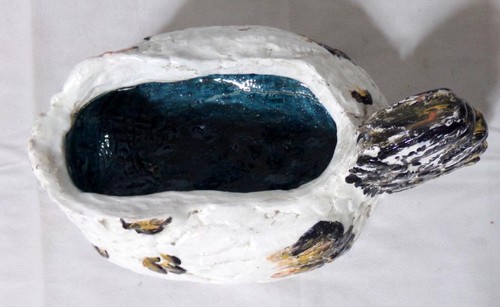 One of a Kind Grouse Art Pottery Cookie Jar - Picture 10 of 13