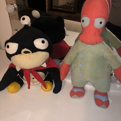 2014 FUTURAMA Dr. Zoidberg Plush Toy Factory 14 Matt Groening With Tag & NIBBLER