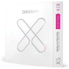 D'Addario XSE0942 Super Light Coated Electric Guitar Strings, 9-42