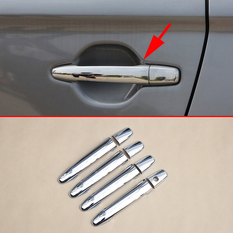 For Mitsubishi Outlander 2013-2021 Side Door Handle Chrome Protector Cover Trim