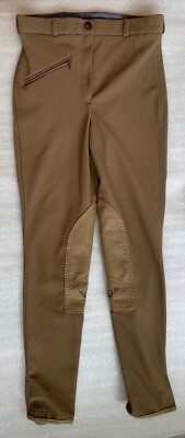 Pantalon TuffRider Équestre – Femme – Brun – Coton Tricoté Extensible – Taille 38