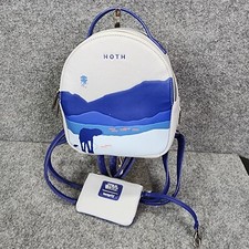 Official STAR WARS Hoth MINI Backpack & Coin LOUNGEFLY Funko PURSE BAG Disney