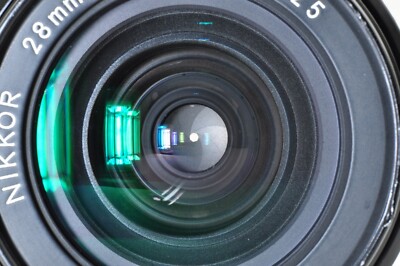 Nikon Ai-S Nikkor 28mm f2.8 [EXCELLENT+++++] MF Wide Angle Lens
