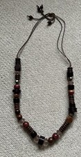 Boden Chunky Wooden Large Bead Necklace
