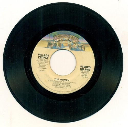 VINTAGE RECORD-45 rpm-VILLAGE PEOPLE-Y.M.C.A.-THE WOMEN - Imagen 2 de 2
