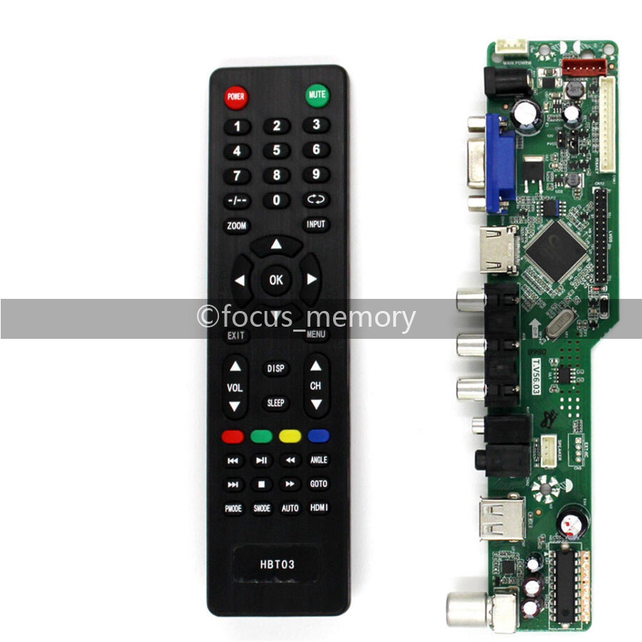 Kit Scheda Controller Universale Per Schermo LCD LP156WH4 Con Ingressi HDMI VGA USB
