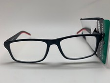 E244 Ironman FOSTER GRANT Black  Red Reading Glasses IM2000 BLK 1.75 READERS