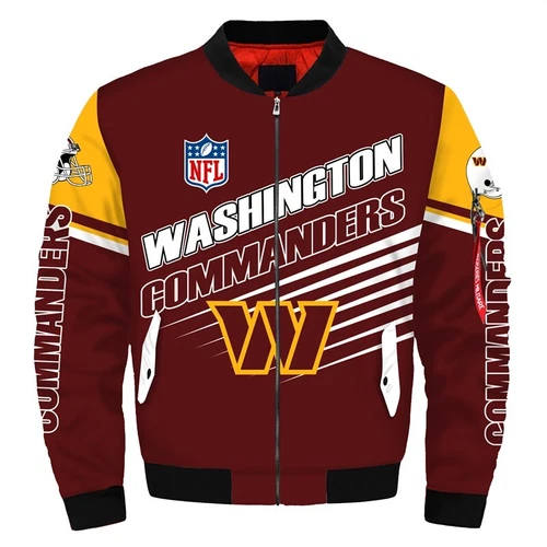 Washington Commanders Men's Flight Bomber Jacket