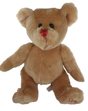 Dan Dee VTG Collector TEDDY BEAR Sad Face Red Nose 18" Love Plush Stuffed Animal