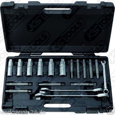 KS Tools Gegenhalter-Stecknuss 16 Mm – Für Stoßdämpfer & Federbeine, Außensechskant, 1 Stück