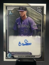 2024 Bowman Chrome #CPA-BLA Bairon Ledesma 1st Bowman Prospects Auto