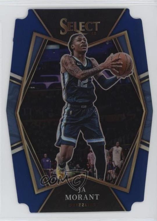 2021 Panini Select Premier Level Blue Prizm Die-Cut 224/249 Ja Morant #125 18jt
