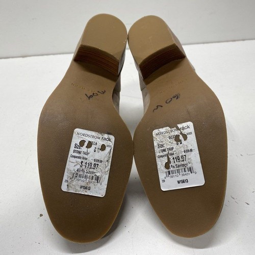 Cole Haan Stone Taupe Taupe Perforated Ankle Boots Boots Women 8 - Picture 5 of 6