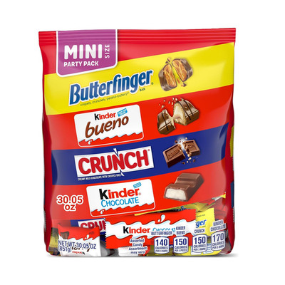 , Kinder Bueno, CRUNCH, and Kinder Chocolate, Assorted Candy