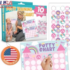 Potty Training Reward Chart Toddlers Stickers Progress Tracking Fun Motivation