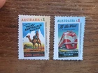 2017 AUSTRALIAN TRANS AUSTRALIA RAILWAY CENTENARY SET 2 MINT STAMPS