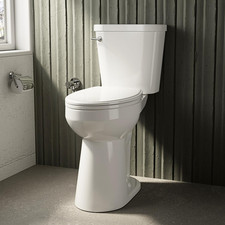 Tall Toilets for Seniors 21 Inch, Los Flexi Comfort  High Toilet, Elongated Bow