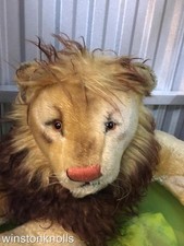 1960's STEIFF LEO THE LION LARGE DISPLAY LION MOHAIR 90CM OR 110CM NOT SURE