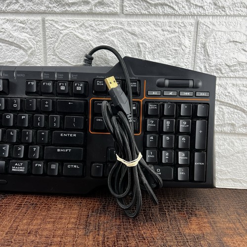 ASUS STRIX TACTIC PRO MECHANICAL FULL SIZE USB GAMING KEYBOARD Gaming PC As New - Picture 5 of 16