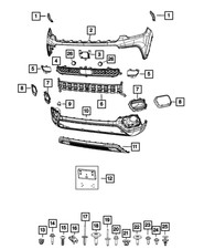 Genuine Mopar Adaptive Cruise Control Bracket 6WY85RXFAA