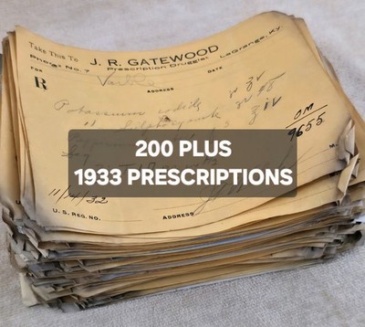 1933 Drug Pharmacy Prescriptions Drug LOUISVILLE, KY Area Codeine Medical