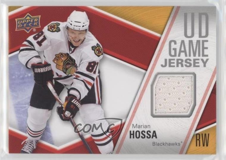 2011-12 Upper Deck UD Game Jersey Series 1 Marian Hossa #GJ-MH HOF 9oa