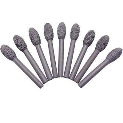 Texture Tool Sets for Clay Art - Oval Modeling Pattern Rollers violet