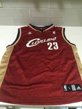 Cleveland Cavaliers NBA LeBon James #23 Adidas Youth Jersey Large 14-16