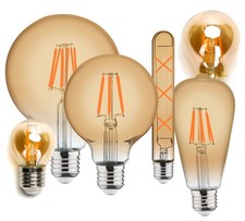 E27 LED Filament Retro Vintage Nostalgie Birne Leuchtmittel Glühbirne 4 bis 8w 