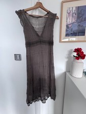 sublime Robe au crochet SITA MURT Taille 38 / M couleur marron/kaki