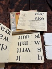 VINTAGE 1963 You Can Read Phonetic Drill Cards SOME EXTRA Milton Bradley