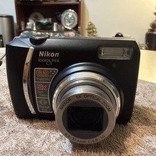 Nikon Coolpix L1 Point And Shoot Camera 5X Optical Zoom 6.2 Megapixel - Black