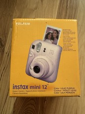 Fujifilm Instax Mini 12 Instant Camera Lilac Purple - New Open Box