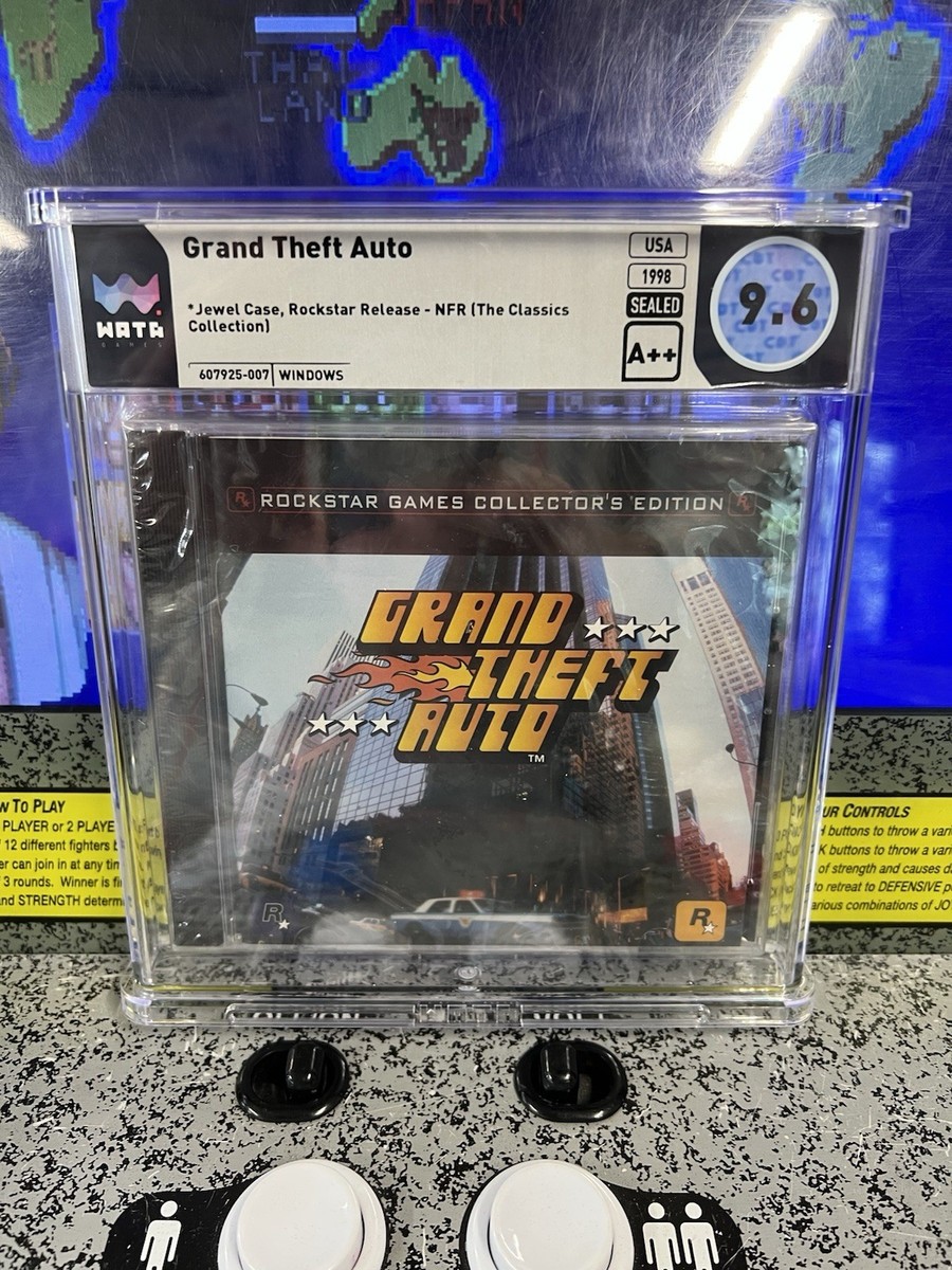 1998 PC Grand Theft Auto Classics Collection NFR Graded WATA A++ Sealed  NEW