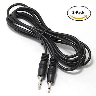 Ancable 2-Pack 6-Feet Mono Cable 2.5Mm Male to 3.5Mm Mono Jack Plug - 12V Trigge