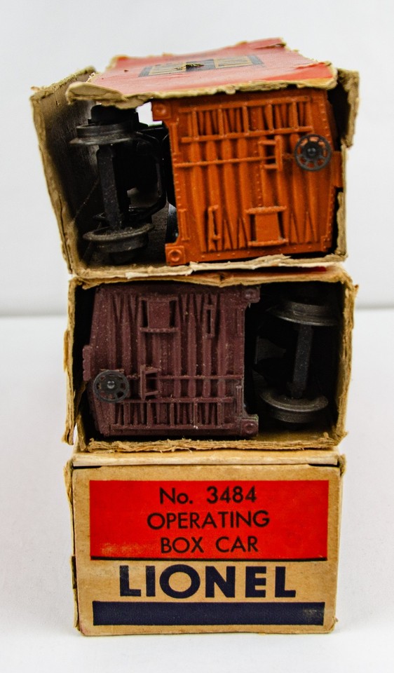 Lionel NYC & PRR Operating Box Car 1:48 O Scale Model Train Freight Car ...