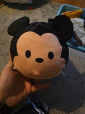 Tsum Tsum Mickey Mouse Plush 11" Stuffed Animal Toy Pillow Disney Black Red