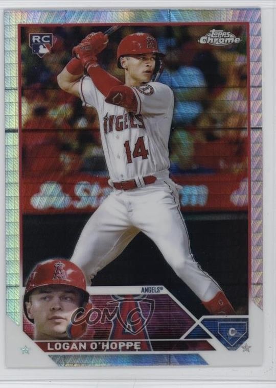 2023 Topps Chrome Prism Refractor Logan O'Hoppe #188 Rookie RC 14tz