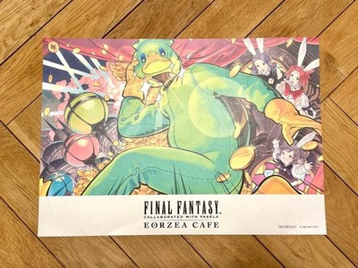 FINAL FANTASY EORZEA CAFE NonSell Lunch Mat, Character in Costume, Collab
