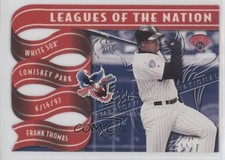 1997 Leaf Leagues of the Nation 1933/2500 Frank Thomas Sammy Sosa #7 HOF 00em