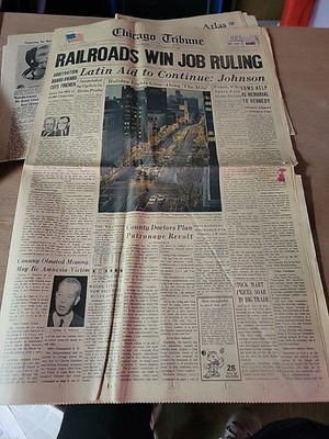 Chicago Tribune November 27 1963 Section 1 ÷ Cartoon