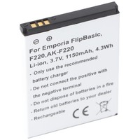 AK-F220 Akku FüR Emporia F210, F220, Flip Basic, Emporia Flipbasic SD474050A