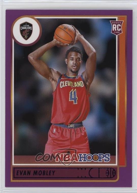 2021-22 Panini NBA Hoops Rookies Purple Evan Mobley #234 d1m