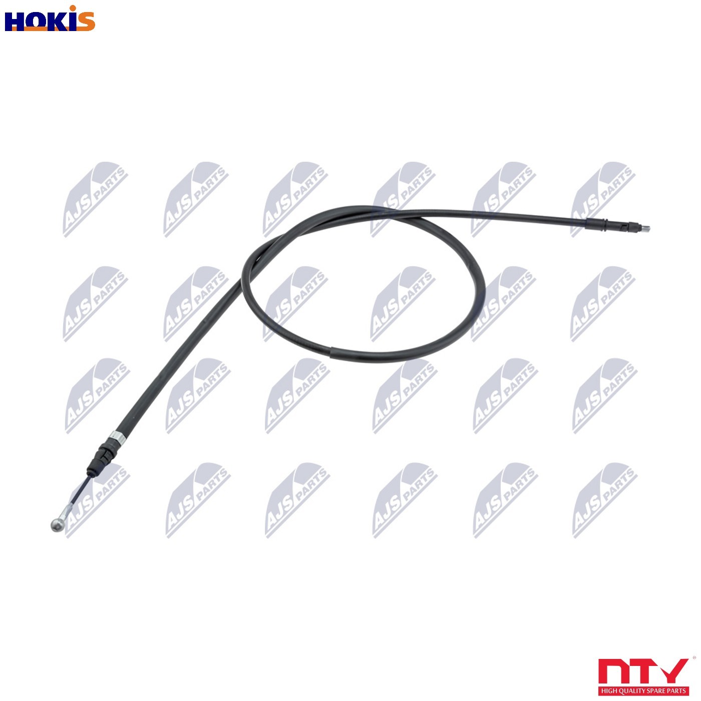 Handbrake cable Left Rear HLR-CT-027 NTY for FIAT PEUGEOT CITROËN - Image 11