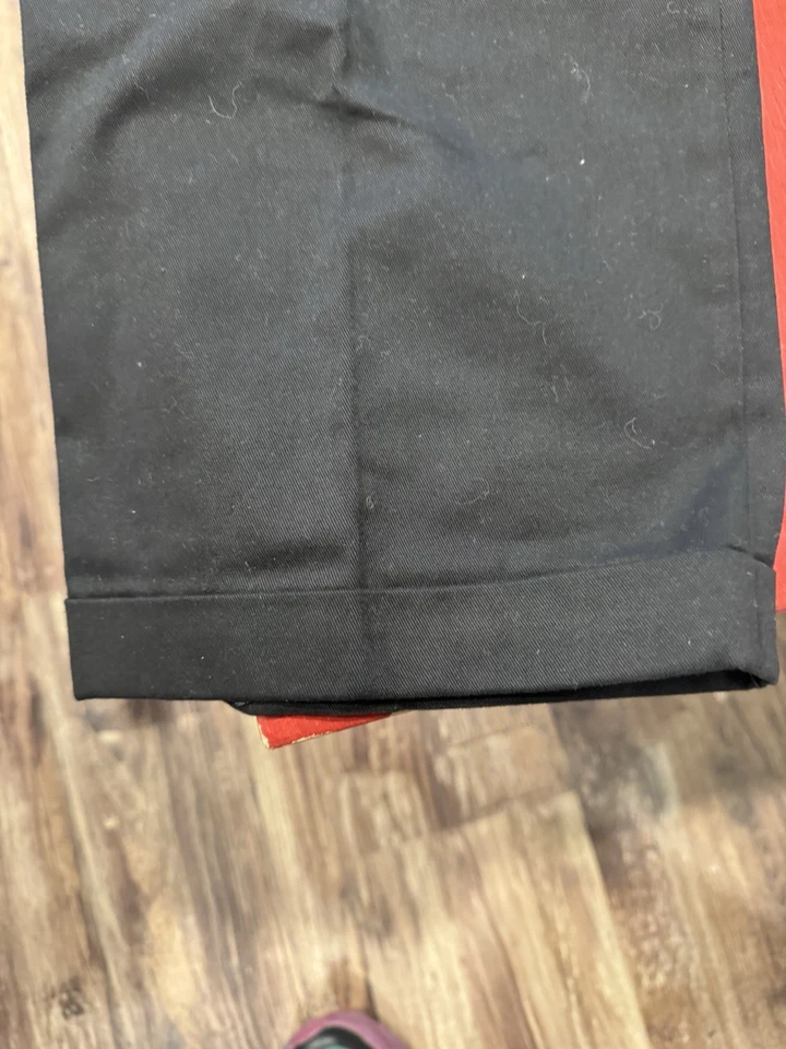 Pantalones de vestir Andrew Fezza negros a rayas 40x32 Foto 2 de 4