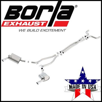 Borla 2.25'' S-Type Cat-Back Exhaust System fits 2014-15 Chevy Camaro LS 3.6L RWD